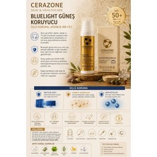 Cerazone Skin & Healthcare Bluelight Güneş Kremi Leke Karşıtı Serinletici Nemlendirici Uva Uvb Güneş Koruyucu SPF50+
