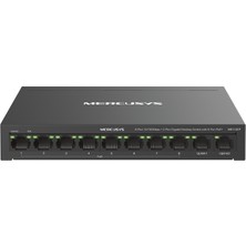 Mercusys MS110CP | 10 Port Poe+ Switch | 8 Port Poe Kamera Switch | 2 Gigabit Uplink | 65W | 250M Extend | Vlan | Network Switch | Güvenlik Sistemi Uyumlu