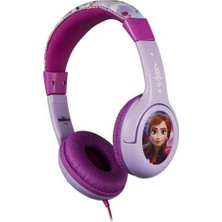 Amplify Disney Frozen 2 Karlar Ülkesi 2 Anna Elsa Kablolu Stereo Kulaklık 3,5 mm Jak Bağlantılı