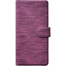 Apsuwa Samsung Galaxy A37 Kılıf Cüzdan Kapaklı Kartlıklı Standlı Kumaş