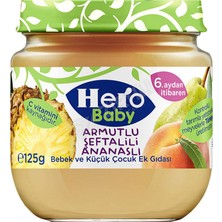 3 Adet Hero Baby Armut & Şeftali & Ananaslı 125 gr