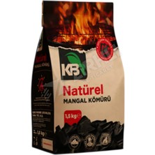 3 Adet Kbr Naturel Mangal Kömürü 1,5 kg