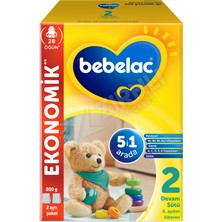 5 Adet Bebelac Devam Sütü No:2 800 gr