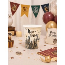 Karton Doğum Günü Bardağı Harry Potter Temalı Bardak 8'li