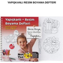 Dağtaş Kırtasiye Yapışkanlı Resim Boyama Defteri – Çocuklar Için Eğitici Boyama Kitabı