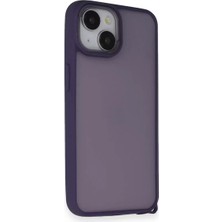 Olinea Newface Iphone 14 Kılıf Elegant Kapak - Derin Mor