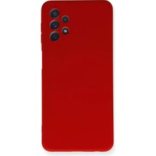 Senka Newface Galaxy A52 Kılıf Nano Içi Kadife Silikon - Kırmızı