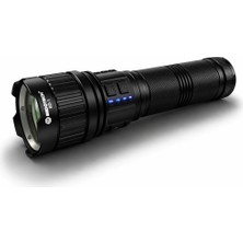 Luord-Store Bedotech Bd-3 30W Tg LED Alüminyum Alaşımlı Zoomlu Type-C Ang Pil Göstergeli Şarjlı El Feneri