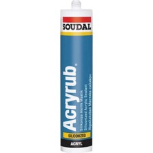 Marsilyan Soudal Silikonize Mastik Yapıştırıcı Siyah Renk 500GR Duşakabin Pencere Derz Su Geçirmez Boyanabilir