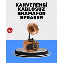 Marsilyan- Şarjlı Mini Retro Radyo Bluetooth Hoparlör Çoklu Bağlantı Seçenekli