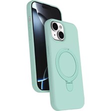 Olinea Newface Iphone 14 Magsafe Standlı Kapak - Su Yeşili