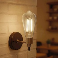 Orbus Stc 6W Clear LED Filament Ampul E27 | 2700K Sıcak Işık 600LM