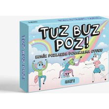 İyikafa Tuz Buz Poz! – Pozlu Parti Kutu Oyunu | Poz Ver, Tahmin Et, Puan Kazan | 110 Kart | 3+ Oyuncu 6+ Yaş | Eğlence Garantili Anlar
