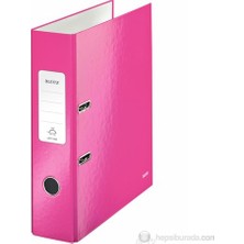 Leitz Plastik Klasör 180° Geniş Metalik Pembe 10051023 80 mm 600 Sayfa Kapasite