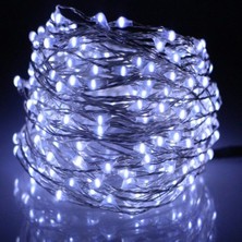 Senka Uravas Store® Pilli Dekoratif Peri LED Işık 10 Metre Beyaz Parti Aydınlatma