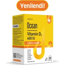 Orzax Ocean Vitamin D3 400 IU Oral Sprey 20 ml