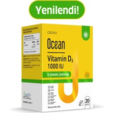Orzax Ocean Vitamin D3 1000 IU Oral Sprey 20 ml
