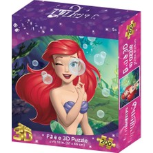 SHC4200 3D Deniz Kızı Puzzle 200 Parça