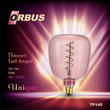 Orbus Dekoratif LED Ampul Pınk 4W 270LM TP140
