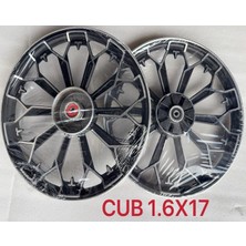 Motobisavm Arka Jant 17" Tesla Siyah