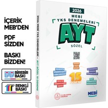 Karakutu Yayınları 2026 Mebi Yks-Ayt Sözel 15LI Deneme Kitabı Video Çözümlü Renkli Baskı Ücreti