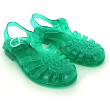 Meduse Sun Vert Paillete - Yeşil Kadın Sandalet