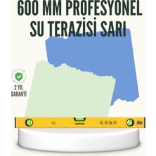 İntora Profesyonel 600 mm Su Terazisi Duvar Montaj Işleri Için