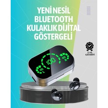 Marsilyan Kablosuz Kulak Içi Bluetooth Kulaklık – Dokunmatik Kontrol ve LED Şarj Ekranı