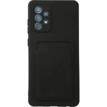 SiHako Newface Galaxy A33 5g Kılıf Kelvin Kartvizitli Silikon - Siyah
