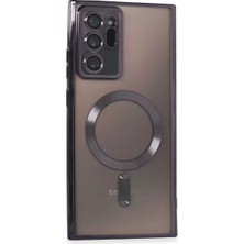Olinea Newface Galaxy Note 20 Kılıf Kross Magneticsafe Kapak - Mor
