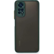 Olinea Newface Redmi Note 11 Kılıf Montreal Silikon Kapak - Yeşil
