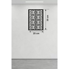 Sarmaşık Yaprak Motifli Ahşap Duvar Tablosu - 25X35 cm Kesim Dekoratif Pano