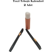 Karahanbey 2 Adet Mekanizmalı Terzi Tebeşir Kalemi - Pratik Kumaş Çizgi Işaretleme Seti