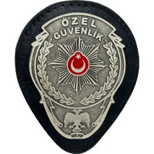 Trend Cüzdan Özel Güvenlik Gümüş Kaplama Kemer Rozeti