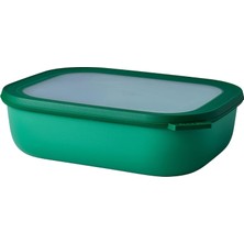 Mepal - Multi Bowl Cirqula Rectangular - Kapaklı Saklama Kabı - Buzdolabı Için Hava Geçirmez Saklama Kutusu ve Mikrodalga Fırın Kabı Olarak Uygundur - 2000 ml - Canlı Yeşil