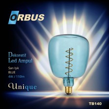 Orbus Dekoratif LED Ampul Blue 4W 110LM TB140