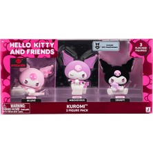 Giochi Preziosi Hello Kitty ve Arkadaşları Kuromi 3 Lü Figür Paketi HKT0460