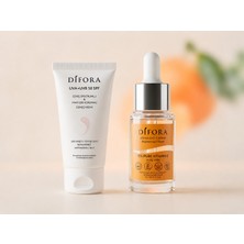 Difora Aydınlatıcı Leke Karşıtı Güneş Kremi& %15 Saf C Vitamini Aydınlatıcı C Vitamini Serumu