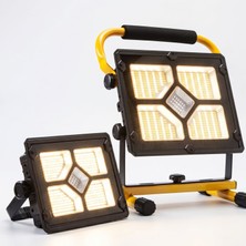 CoverZone Çakarlı Solar Lamba Standlı | 4 Işık Modu, 400 Led, Telefon Şarj Edilebilir, Dayanıklı Tasarım, S68