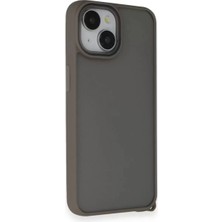 Olinea Newface Iphone 14 Kılıf Elegant Kapak - Titan Gri