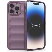 Mey Ithalat®   Iphone 14 Pro Max Kılıf Optimum Silikon - Mor