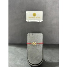 Baykal Kuyumculuk 14 Ayar Altın Harf Bileklik M Harfi 0.35 Gr.