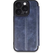 Olinea Newface Iphone 16 Kılıf Flip Cover - Lacivert