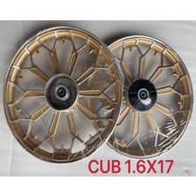 Motobisavm Arka Jant 17" Tesla Gold