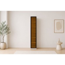 Doressa Marle 1 Kapılı Reflekte Camlı Raflı Gardırop