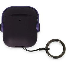 Mey Ithalat®   Airpods 2 (2.nesil) Cool Kılıf - Derin Mor
