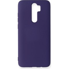 Mey Ithalat®   Redmi Note 8 Pro Kılıf Nano Içi Kadife Silikon - Mor