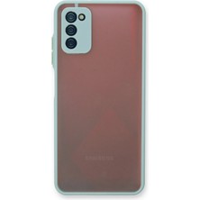 Mey Ithalat®  Samsung Galaxy A03S Kılıf Montreal Silikon Kapak - Turkuaz