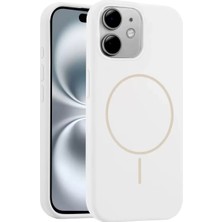 SiHako Iphone 11 Kılıf Jully Magsafe Kapak - Beyaz