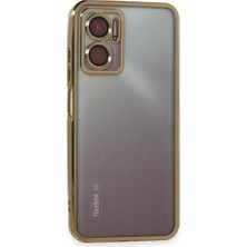 SHC4200 Newface Redmi 10 5g Kılıf Lensli Silikon - Gold